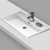 Nuie Tribute Square Inset Basin - 800 X 450mm -Nuie Sales Store 800mm Tribute Square Basin 1TH p