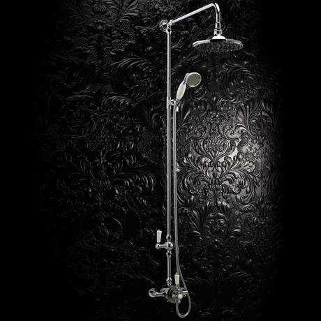 Nuie Traditional Dual Exposed Thermostatic Shower Valve - Chrome - A3091E 3 Nuie Traditional Dual Exposed Thermostatic Shower Valve - Chrome - A3091E - Image 2
