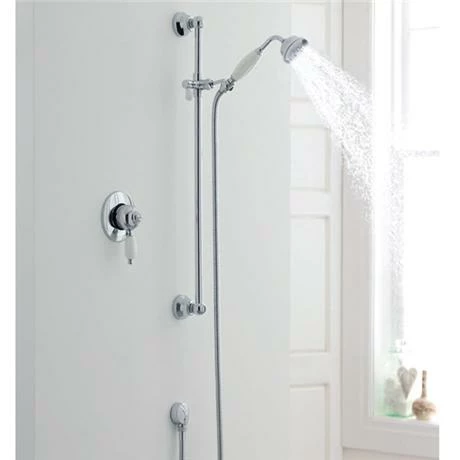 Nuie Nostalgic Manual Shower Valve + Slider Rail Kit 4 Nuie Nostalgic Manual Shower Valve + Slider Rail Kit - Image 2