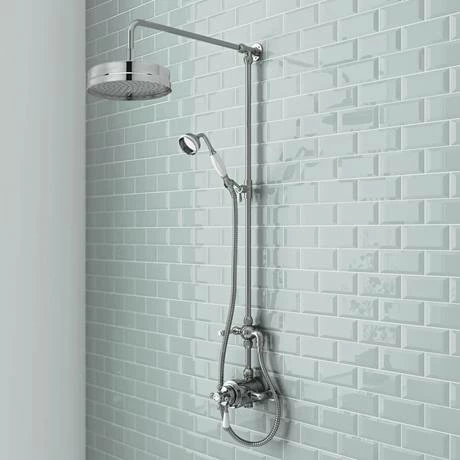Nuie Traditional Luxury Rigid Riser Kit with Diverter & Dual Exposed Shower Valve Nuie Traditional Luxury Rigid Riser Kit With Diverter & Dual Exposed Shower Valve -Nuie Sales Store AM318 ITY309 detail1 460