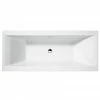 Nuie Asselby Square Double Ended Acrylic Bath 2 Nuie Asselby Square Double Ended Acrylic Bath -Nuie Sales Store Asselby Square Double Ended Acrylic Bath Medium