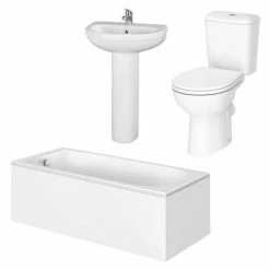 Nuie Barmby 5 Piece 1TH Bathroom Suite 8 Nuie Barmby 5 Piece 1TH Bathroom Suite -Nuie Sales Store BAR5PC N D1 460