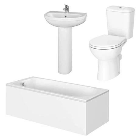 Nuie Barmby 5 Piece 1TH Bathroom Suite Nuie Barmby 5 Piece 1TH Bathroom Suite -Nuie Sales Store BAR5PC N D1 460