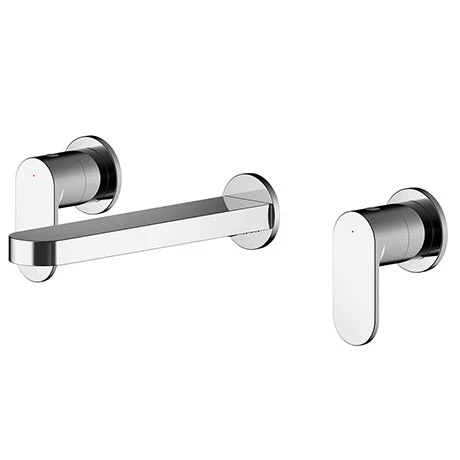 Nuie Binsey 3TH Wall Mounted Basin Mixer - BIN317 3 Nuie Binsey 3TH Wall Mounted Basin Mixer - BIN317