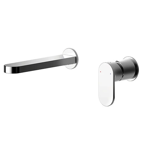Nuie Binsey 2TH Wall Mounted Basin Mixer - BIN381 3 Nuie Binsey 2TH Wall Mounted Basin Mixer - BIN381