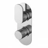 Nuie Binsey Twin Concealed Thermostatic Shower Valve With Diverter - BINTW02 -Nuie Sales Store BINTW01 P