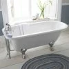 Nuie Berkshire 1700 X 750mm Single Ended Roll Top Bath Inc. Chrome Legs -Nuie Sales Store Berkshire 1700 Luxury Single Ended Freestanding Bath with Chrome Leg Set prod