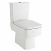 Nuie Bliss Close Coupled Square Toilet Inc. Soft Close Seat -Nuie Sales Store Bliss Close Coupled Square Toilet p