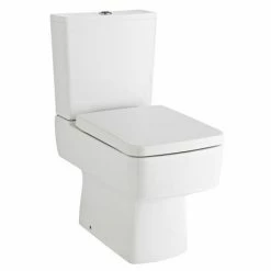 Nuie Bliss Close Coupled Square Toilet Inc. Soft Close Seat