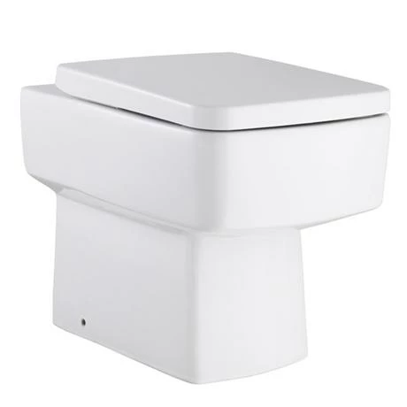 Nuie Bliss Squared Design Back To Wall Pan And Top Fix Seat - Standard Or Soft Close Seat Option 3 Nuie Bliss Squared Design Back To Wall Pan And Top Fix Seat - Standard Or Soft Close Seat Option