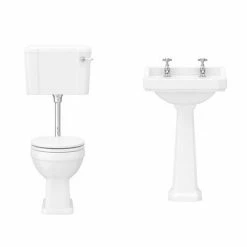 Nuie Carlton Low Level Bathroom Suite -Nuie Sales Store CLLBS d1 460