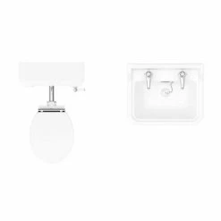 Nuie Carlton Low Level Bathroom Suite -Nuie Sales Store CLLBS d2 460