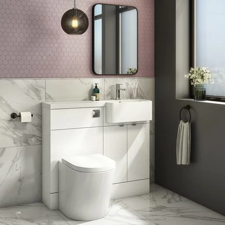 Nuie Solace Back To Wall Toilet + Soft Close Top-Fixing Seat 3 Nuie Solace Back To Wall Toilet + Soft Close Top-Fixing Seat - Image 2