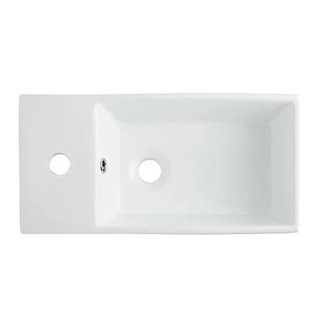 Nuie Cubix Gloss White Vanity Unit With Concealed Cistern, D-Shaped BTW Pan & Soft Close Seat 8 Nuie Cubix Gloss White Vanity Unit With Concealed Cistern, D-Shaped BTW Pan & Soft Close Seat - Image 6