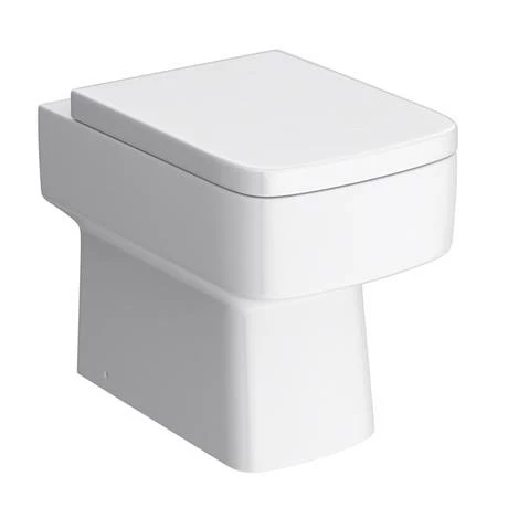 Nuie Cubix Gloss White Vanity Unit With Concealed Cistern, Square BTW Pan & Soft Close Seat 5 Nuie Cubix Gloss White Vanity Unit With Concealed Cistern, Square BTW Pan & Soft Close Seat - Image 3