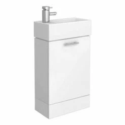 Nuie Cubix Gloss White Vanity Unit With Concealed Cistern, Square BTW Pan & Soft Close Seat 11 Nuie Cubix Gloss White Vanity Unit With Concealed Cistern, Square BTW Pan & Soft Close Seat -Nuie Sales Store CXCCSBTWP nt1 460