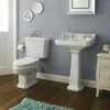 Nuie Carlton 4-Piece Traditional 2TH Bathroom Suite - 560mm Basin 1 Nuie Carlton 4-Piece Traditional 2TH Bathroom Suite - 560mm Basin -Nuie Sales Store Carlton 4 Piece Traditional 2TH Bathroom Suite 560mm Basin p