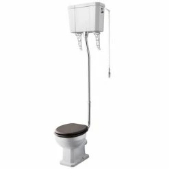Nuie Carlton High Level Traditional Toilet - WC, Cistern And Pan