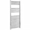 Nuie Chrome Curved Ladder Heated Towel Rail 500 X 1100mm - MTY067