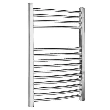 Nuie Chrome Curved Ladder Heated Towel Rail 500 X 700mm - MTY066 3 Nuie Chrome Curved Ladder Heated Towel Rail 500 X 700mm - MTY066