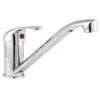 Nuie Contemporary Kitchen Tap With Swivel Spout - Chrome - DTY306 2 Nuie Contemporary Kitchen Tap With Swivel Spout - Chrome - DTY306 -Nuie Sales Store Contemporary Single Lever Sink Mixer DTY306 Medium