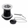Nuie Contract Basin Waste With Poly Plug & Ball Chain - Chrome - E308 1 Nuie Contract Basin Waste With Poly Plug & Ball Chain - Chrome - E308 -Nuie Sales Store Contract Basin Waste with poly plug ball chain chrome Medium