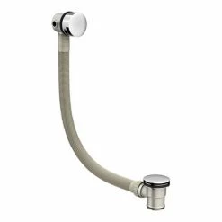 Nuie - Round Slimline Freeflow Bath Filler - E316