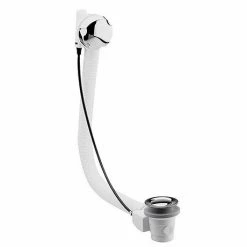 Nuie Bath Pop-up Waste & Overflow - Chrome - E357