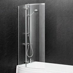 Nuie Ella 1400 Curved P-Bath Screen - ERCS0 -Nuie Sales Store ERCS0 D2 460