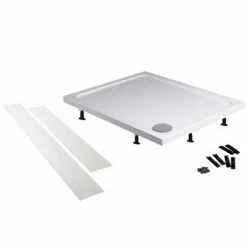 Nuie Easy Plumb Shower Tray Panel And Leg Set (1000 + 1700 Panel) - LEGC