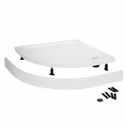 Nuie Easy Plumb Shower Tray Panel And Leg Set (1000 X 1000 Curved Plinth) - LEGE