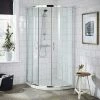 Nuie Ella Quadrant Shower Enclosure + Pearlstone Tray (900 X 900mm)