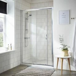 Nuie Ella Sliding Shower Door - Various Size Options