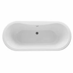 Nuie Grosvenor 1500 Small Double Ended Roll Top Bath Inc. Chrome Legs -Nuie Sales Store Grosvenor 1500mm Double Ended Free Standing Bath with Chrome Leg Set d1 460
