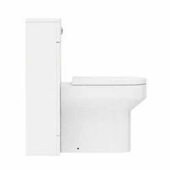 Nuie Harmony Gloss White BTW WC Unit With Cistern + Soft Close Seat W500 X D200mm -Nuie Sales Store HARBTWSC d3 460