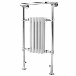 Nuie Traditional Small Harrow Heated Towel Rail - Chrome - HTD06