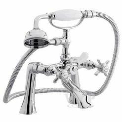 Nuie Traditional Beaumont Bath Shower Mixer W. Shower Kit - I304X