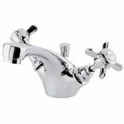 Nuie Traditional Beaumont Mono Basin Mixer Tap + Pop Up Waste - I345X