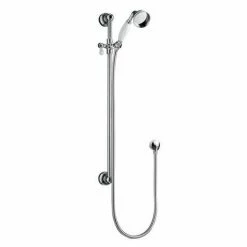 Nuie Traditional Shower Slide Rail Kit - Chrome - ITY310