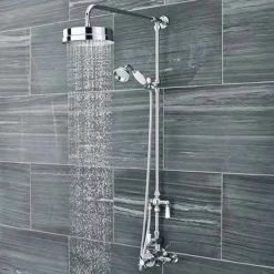 Nuie Traditional Twin Exposed Thermostatic Shower Valve - Chrome 5 Nuie Traditional Twin Exposed Thermostatic Shower Valve - Chrome -Nuie Sales Store ITY313 d1 460