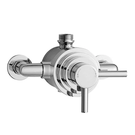 Nuie Series F II Dual Exposed Thermostatic Shower Valve - Chrome - JTY026 3 Nuie Series F II Dual Exposed Thermostatic Shower Valve - Chrome - JTY026