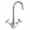 Nuie Traditional Crosshead Mono Sink Mixer - Chrome - KB303