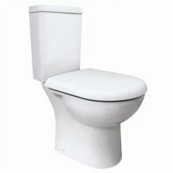 Nuie Knedlington Short Projection Cloakroom Toilet With Seat -Nuie Sales Store Knedlington Ceramic Close Coupled Standard Toilet with Soft Close Seat d4 375