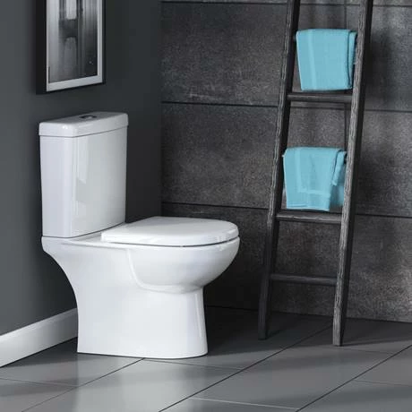 Nuie Lawton Close Coupled Toilet With Soft Close Seat 4 Nuie Lawton Close Coupled Toilet With Soft Close Seat - Image 2