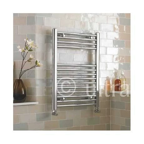 Nuie Chrome Curved Ladder Heated Towel Rail 500 X 700mm - MTY066 4 Nuie Chrome Curved Ladder Heated Towel Rail 500 X 700mm - MTY066 - Image 2