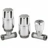 Nuie - Chrome Thermostatic Radiator Valves - Straight - MTY125 2 Nuie - Chrome Thermostatic Radiator Valves - Straight - MTY125 -Nuie Sales Store MTY125 P