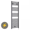 Nuie H1375mm X W480mm Anthracite Electric Only Ladder Rail - MTY155 -Nuie Sales Store MTY155 p