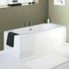 Nuie White Acrylic Front Bath Panel - 4 Size Options 2 Nuie White Acrylic Front Bath Panel - 4 Size Options -Nuie Sales Store NAP153 PN