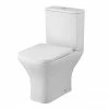 Nuie Ava Rimless Short Projection Close Coupled Toilet + Soft Close Seat - NCG450 1 Nuie Ava Rimless Short Projection Close Coupled Toilet + Soft Close Seat - NCG450 -Nuie Sales Store NCG450 P