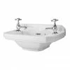 Nuie Carlton 515mm Traditional Cloakroom Basin (2 Tap Hole - Depth 300mm) 2 Nuie Carlton 515mm Traditional Cloakroom Basin (2 Tap Hole - Depth 300mm) -Nuie Sales Store NCS829 P1